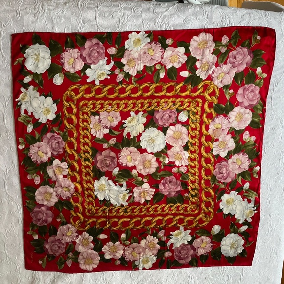 Chanel Silk Scarf - Picture 1 of 5